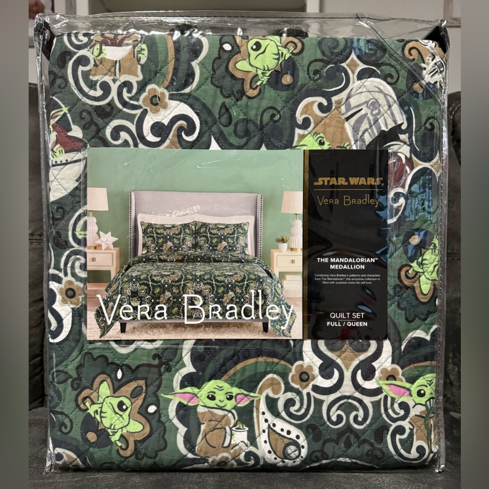 Vera Bradley Mandalorian Queen Size Quilt NWT